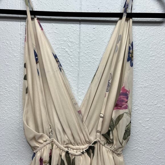 Mahina Floral Feminine Beach Coquette Chic Boho Romantic Womens Romper Small - Picture 8 of 14